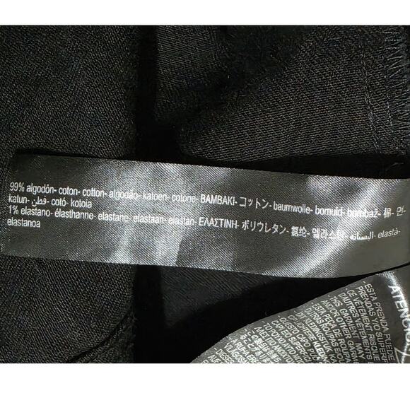 Zara Mens Black Denim Trucker Jacket Size XXL - Picture 6 of 10